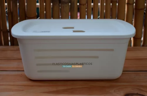 Cajas Organizadoras Apilables X 2 Con Tapa Para Baño