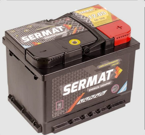 Bateria Sermat 12x65 Focus, Gol , Trend, Volyager Derecho