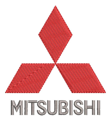 Cubreasiento Funda Tela Negro Azul Logo Mitsubishi Bordado