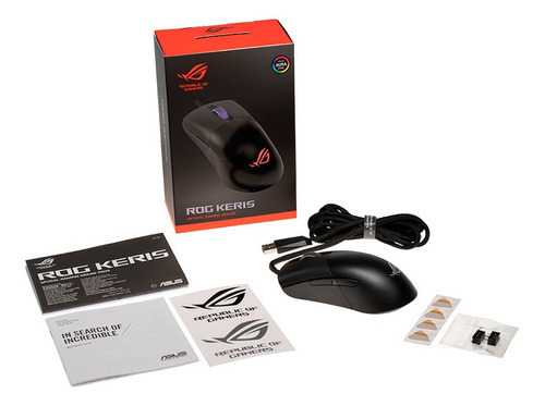 Mouse Gamer Asus Rog Keris Rgb Color Negro