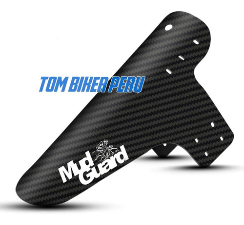 Tapa Barros  Para Bicicleta Mudguard Diseño Carbon 