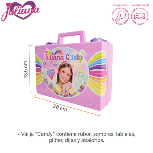 Valijas Juliana Candy Make Up Bijou Y Maquillaje Artístico