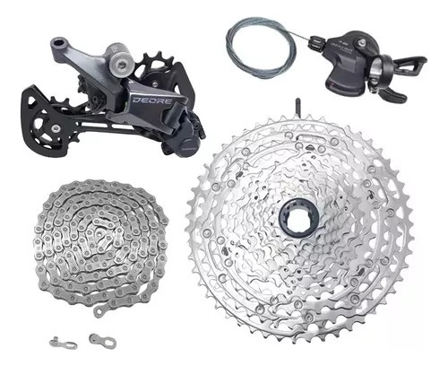 Kit Shimano Deore 12v 1x12 M6100 + Cassete 10-51t Ms