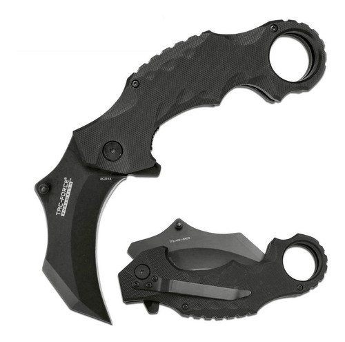 Navaja Karambit Tac Force Evolution Tfe-a021-bkcs Negra