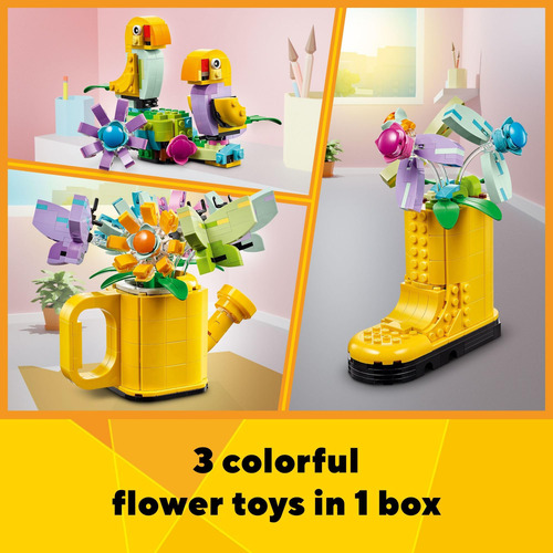 Juguete De Construcción Lego Creator 3 En 1 Con Flores En Re