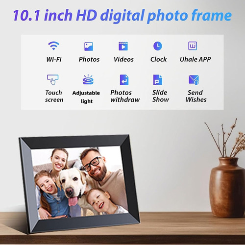 Marco Digital Uhale 10.1'' Wifi Con Pantalla Táctil, Hd Ips