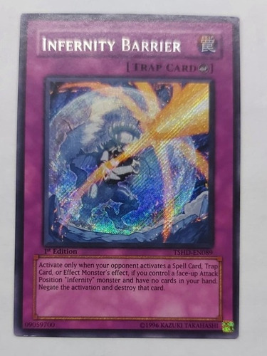 Infernity Barrier Secreta 1st Yugioh