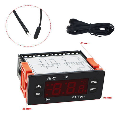 Termostato Etc-961, Controlador De Temperatura, Control De H