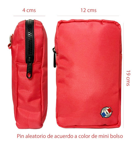 Imagen 3 de 3 de Bandolera Porta Celular Mini Cartera Bolso Correa Regulable
