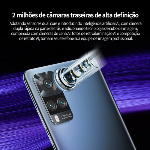 P Teléfono Barato Android Y53 5.0 Ram 512 Mb Rom 4 Gb Azul