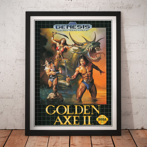 Cuadro Gamer - Golden Axe - Poster Art