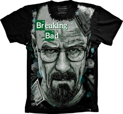  Camiseta Breaking Bad Heisenberg Walter White 