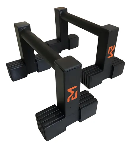 Par De Barras Flexão De Braço Calistenia E Treinos Em Casa Preto