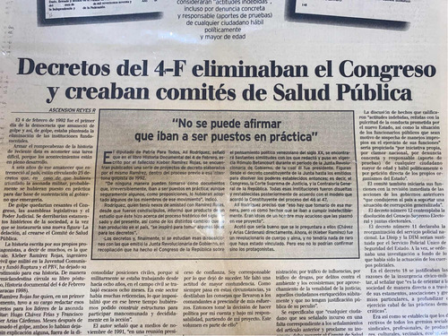 Los Decretos Del Golpe Militar 4f 1992 Articulo Prensa 1998