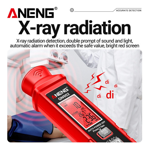 Probador Emf Emf Pantalla De Retroiluminación Medidor Emf