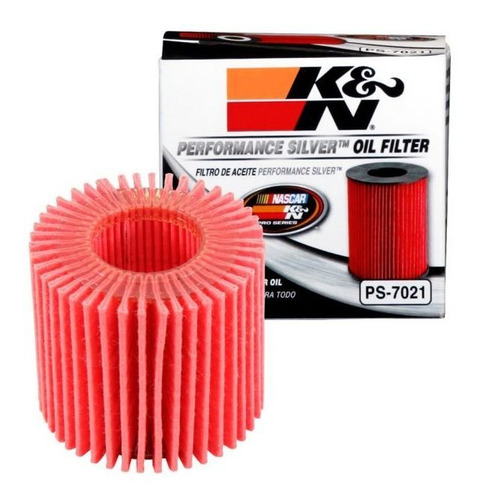 Imagen 2 de 4 de Filtro De Aceite K&n Toyota Corolla 1.8l 2009 A 2019 Ps-7021