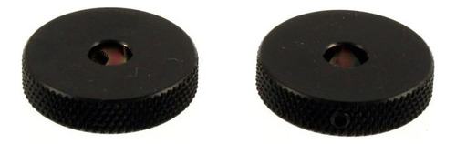 Knobs De Metal Black Roller Allparts Mk-3155-003 Jazzmaster