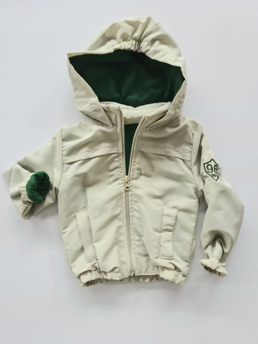 5695 Campera Rompeviento Con Capucha Bebe (3 A 24meses)