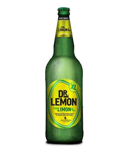 Aperitivo Dr. Lemon De Limón Con Vodka 1 Lt X 1 Unidad