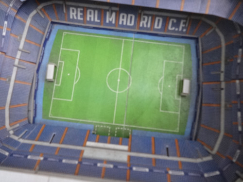 Deporte Antiguo Estadio Real Madrid Futbol Bernabeu Maqueta (Usado)