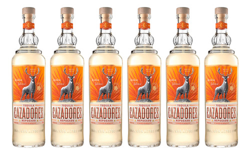 Pack De 6 Tequila Cazadores Reposado 700 Ml