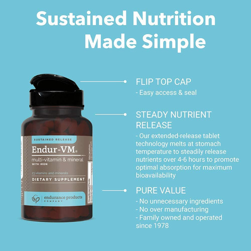 Endurance Endur-vm Multivitaminas Con Hierro 150 Tabletas