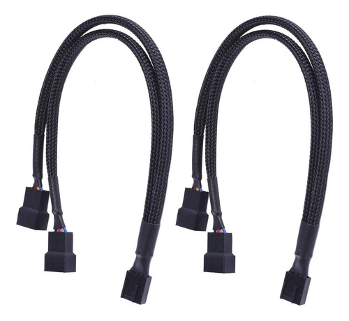 Paquete De 2 Cables Divisor Para Cooler De 4 Pines | 1 A 2