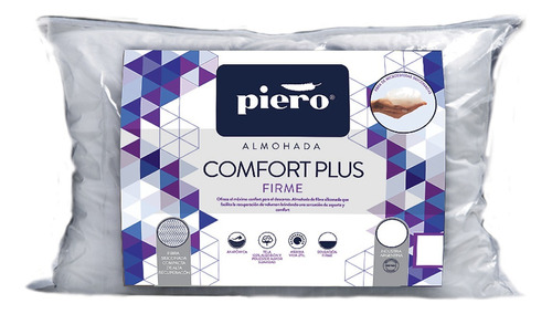 Almohada Piero Comfort Plus Firme 70x50 Fibra Siliconada
