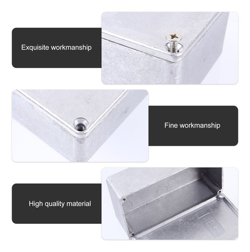 Caja De Aluminio, Caja De Metal, Caja De Pedal De Guitarra R