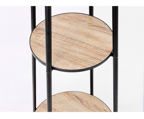 Lámpara De Piso Mainstays Etagere 2 Estantes Redondo