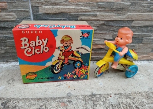 Antiguo Triciclo Baby Cyclo Nena Vispa Halcon Cuerda