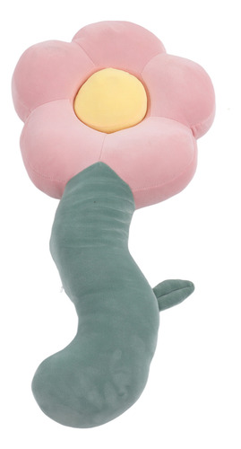 Almohada Rosa Con Forma De Flor De Peluche De 25.59 Pulgadas