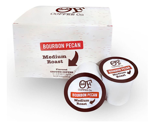 Out Of Coffee Co., Bourbon Pecan, 12 Capsulas De Una Sola Po