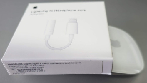 Apple Adaptador Lightning Estéreo iPhone Mmx62am/a A1749 | Frete grátis