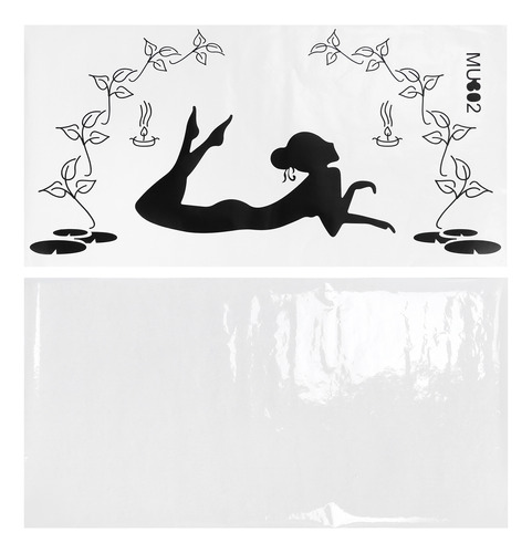 Adhesivo De Pared Extraíble Con Estampado De Niña Yoga Livin