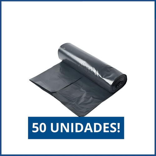 50UN Sacos de Lixo 200L Grande Resistente Industrial Lixeira Cozinha Atacado
