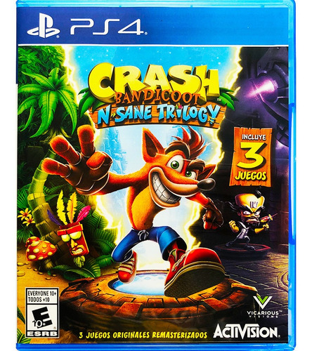Crash Bandicoot: N Sane Trilogy Ps4 - Playstation 4 (Usado)
