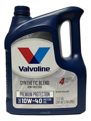 Aceite Valvoline Premium Protection 10w40 Semi Sintetico 4l