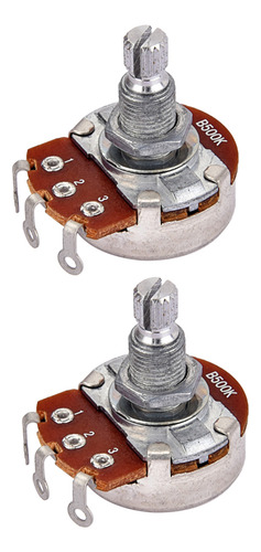 Potenciómetro De Sonido De 2 Piezas De Cobre B500k,