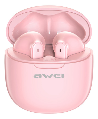 Audífonos Awei T68 ENC rosado