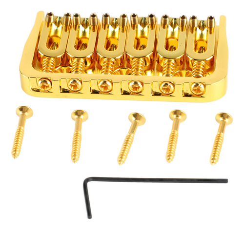 Electric Guitar Parts Fixed Bridge Metal Adjustable