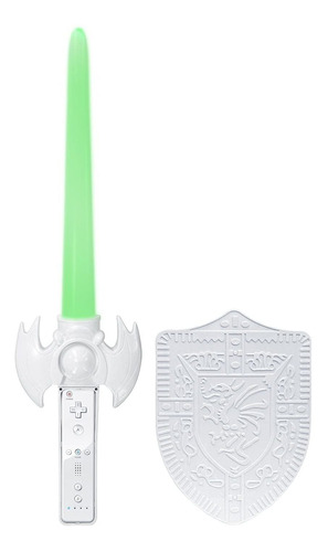 Wii Green Light Blade Con Escudo