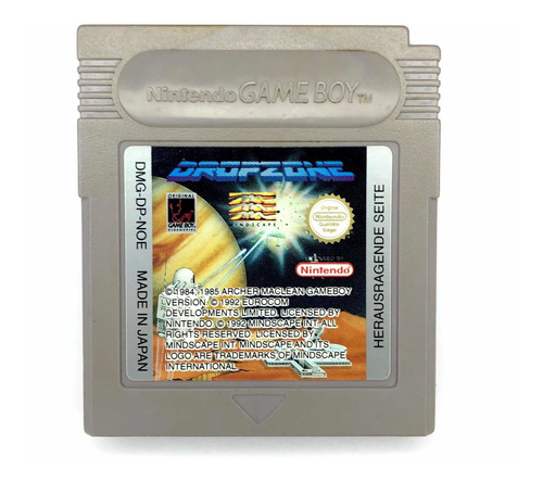 Dropzone - Juego Original Para Game Boy Color
