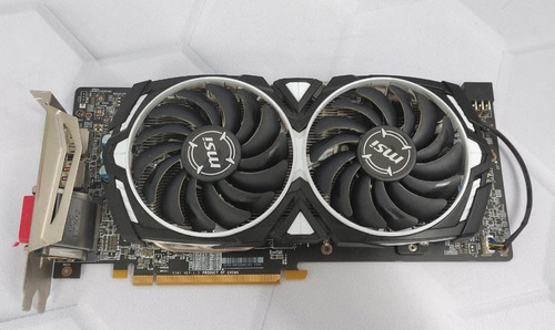 Imagen 1 de 4 de Tarjeta Gráfica Gpu Radeon Rx 580 Msi Armor 8gb Ddr5