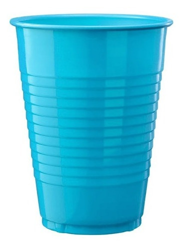 Pack 50 Uds Vaso De Plástico Con Diseño Unicolor