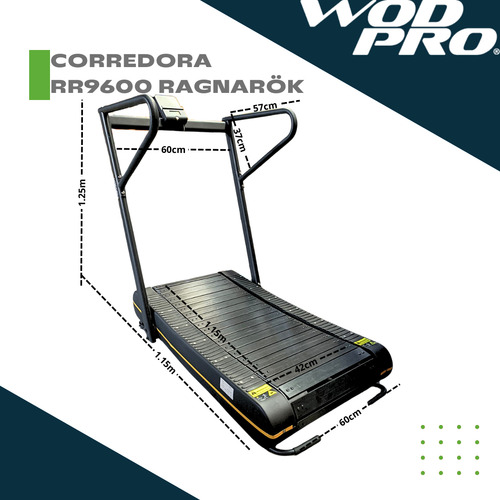 Caminadora Curva Semipro Rägnarök Rr9600 Resist. Mecánica