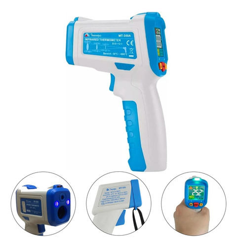 Termometro Digital Mira Laser 30-550ºc - Mt-350a Minipa