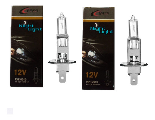 Par De Lâmpada Certa H1 12v 100w Xenon Branco Promoção