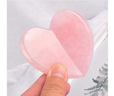 Imagen 2 de 8 de Cuidado Facial Cristal Curativo Cuarzo Rosa Corazón Amor He