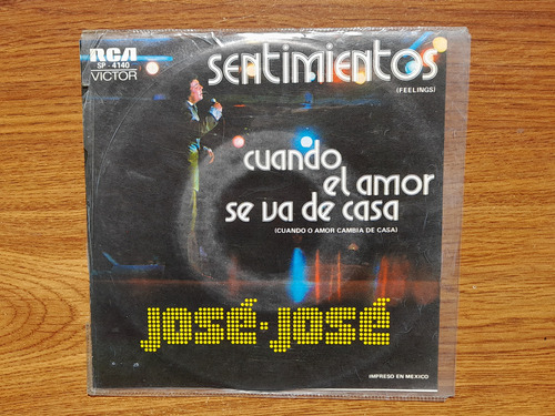 José José.  Sentimientos.  Disco Sp Rca 